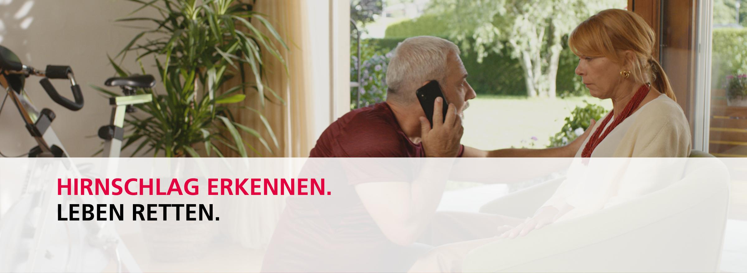 Hirnschlag erkennen. Leben retten.